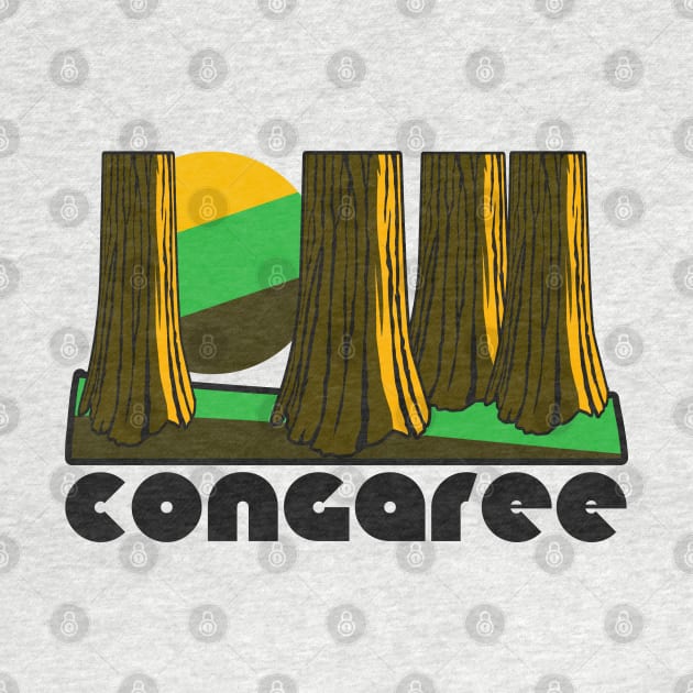 Retro Congaree ))(( Tourist Souvenir National Park Design by darklordpug